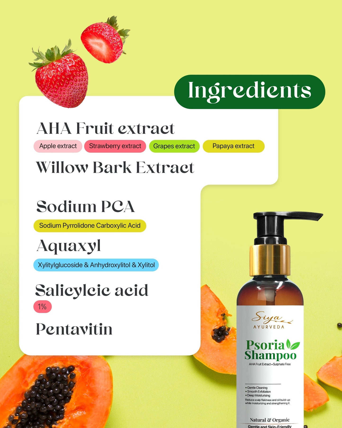 Psoriasis Shampoo: Siya Ayurveda Psoria Shampoo