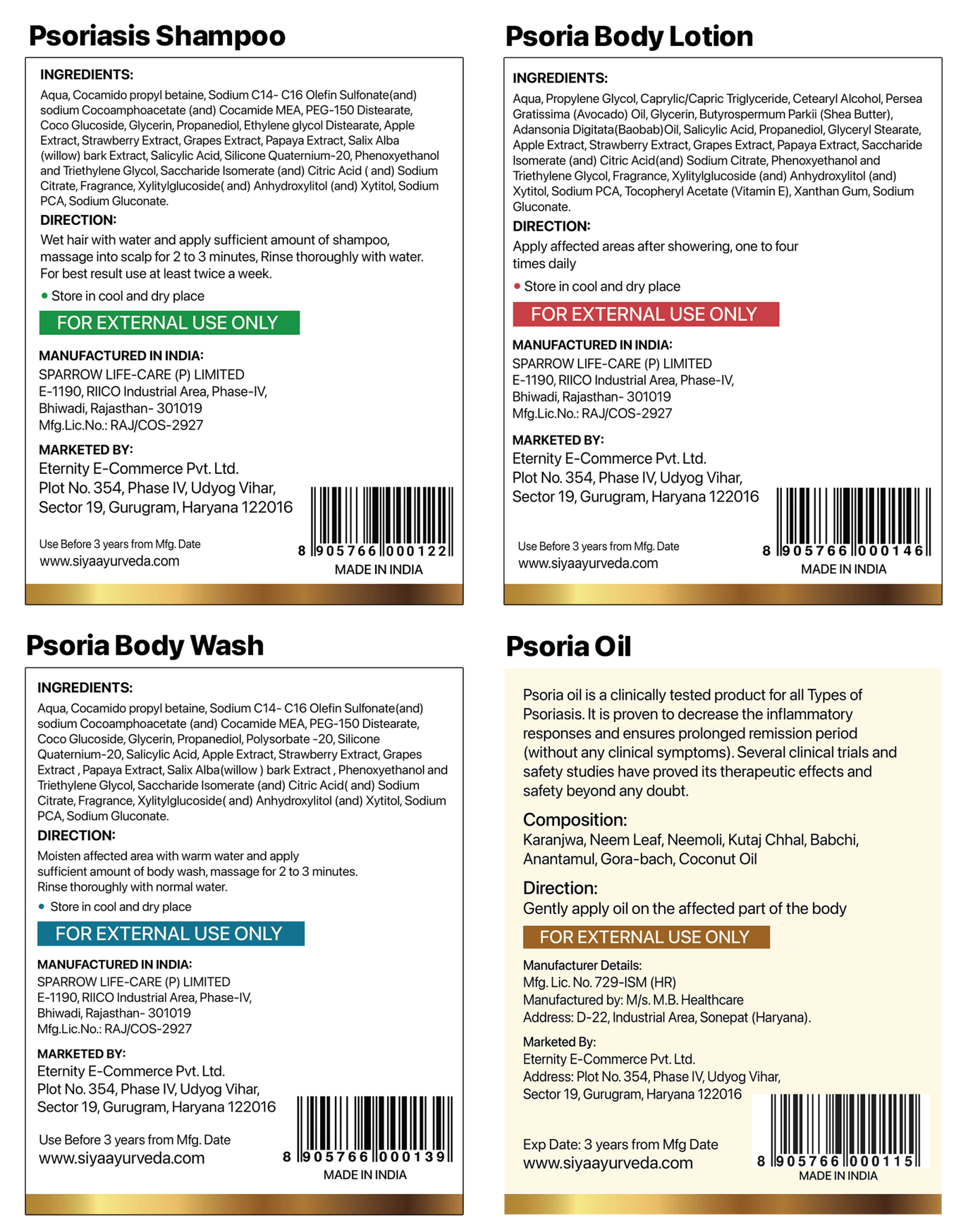 Psoriasis Care Complete Relief Kit