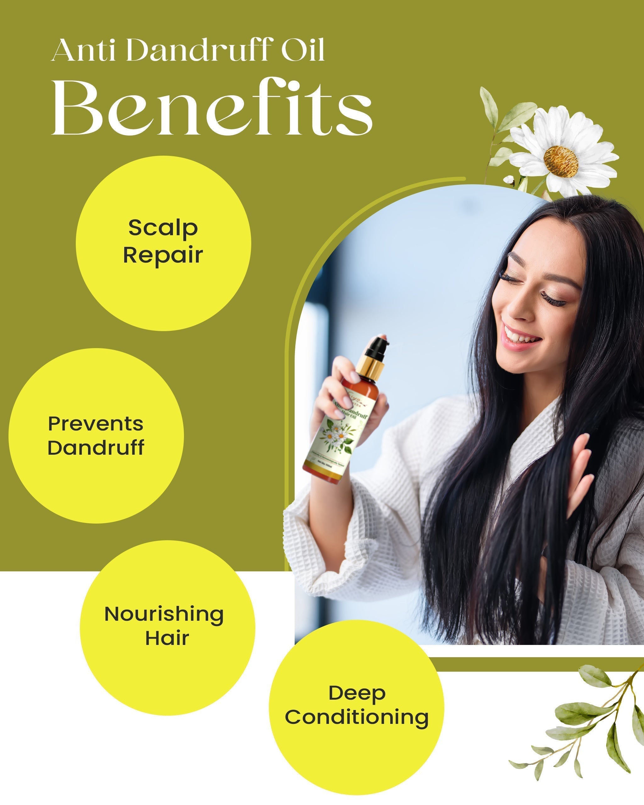 Benefits of Anti Dandruff Hair Oil
