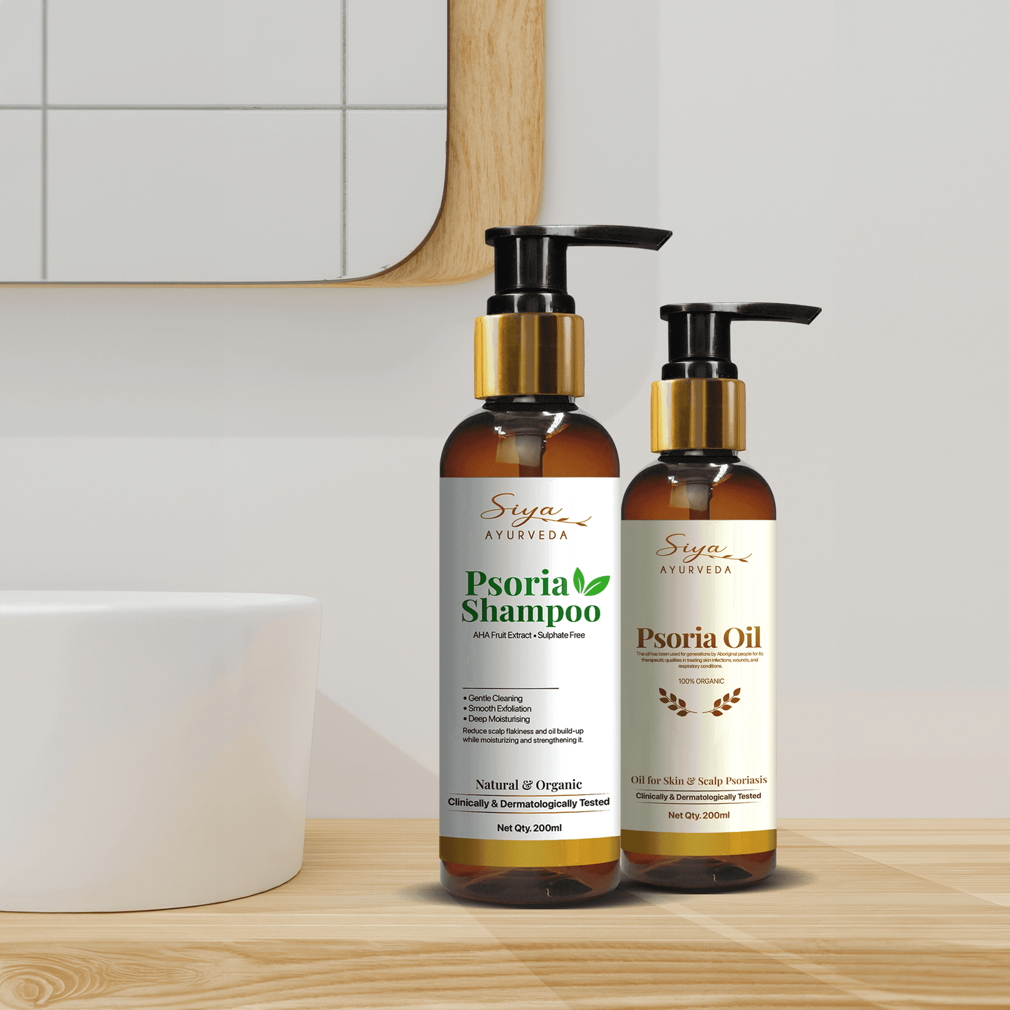 Psoriasis Oil and Shampoo Combo